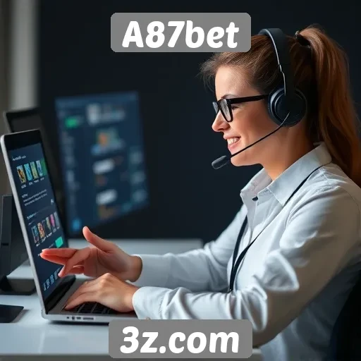 Recursos de suporte ao cliente no A87bet